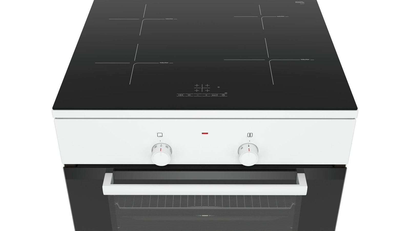 Bosch HLL090020U inductie koken en elektra oven met 75,= cashback via Bosch