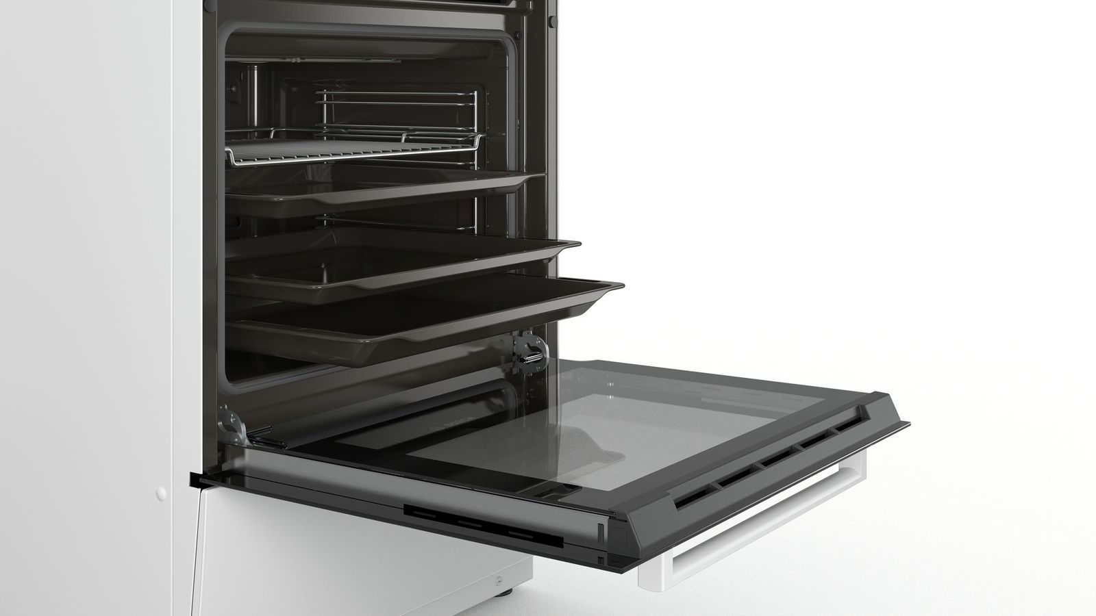 Bosch HLL090020U inductie koken en elektra oven met 75,= cashback via Bosch