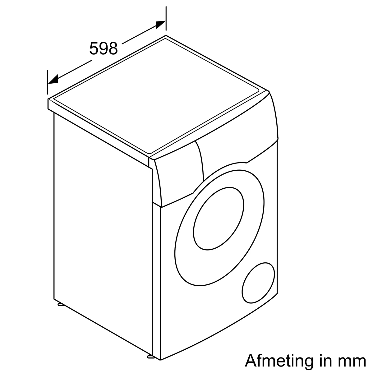 Bosch WDU8H541EU Was Droog Combinatie