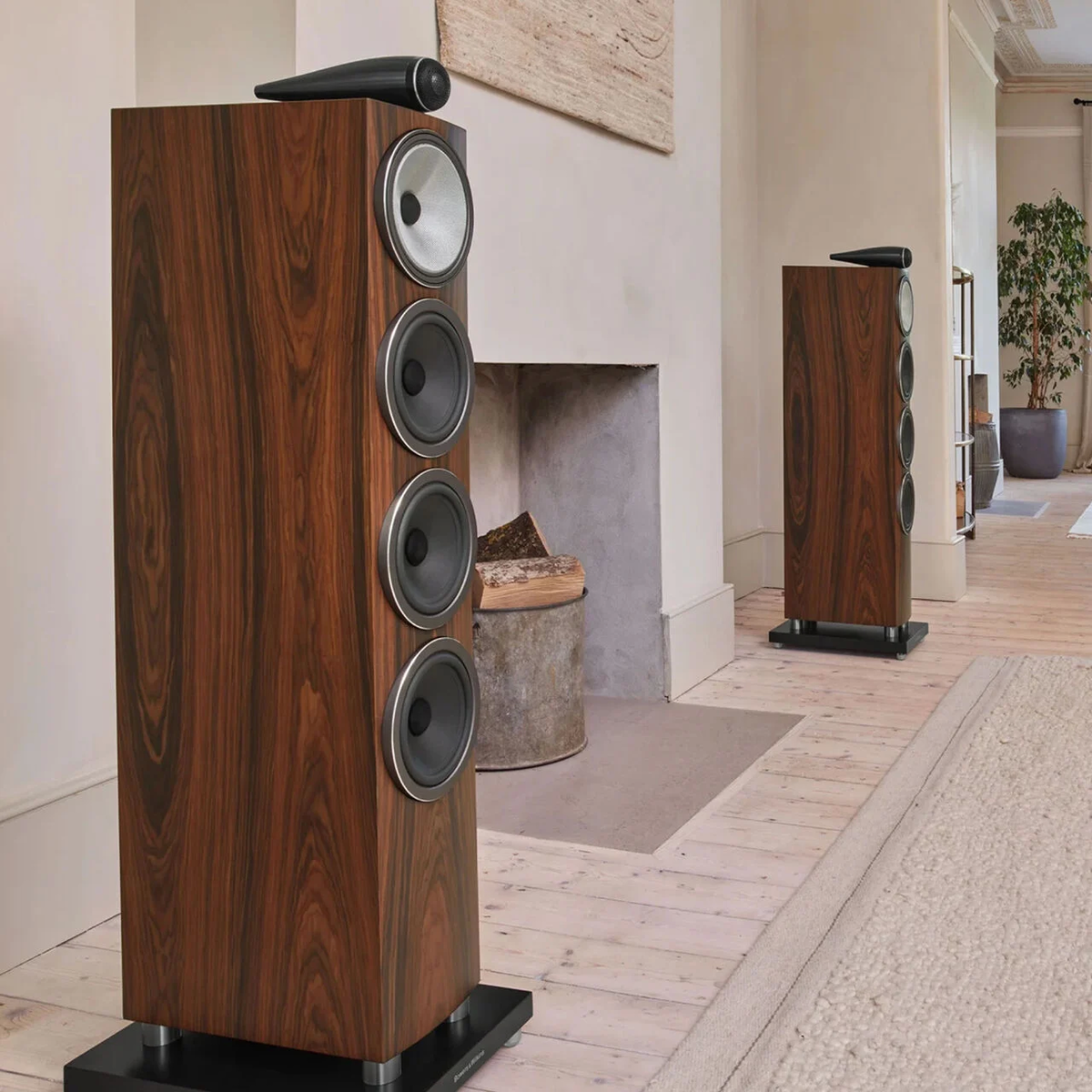 Bowers & Wilkins 702S3 mocca Topklasse luidspreker, prijs per stuk met 500,= inruilkorting