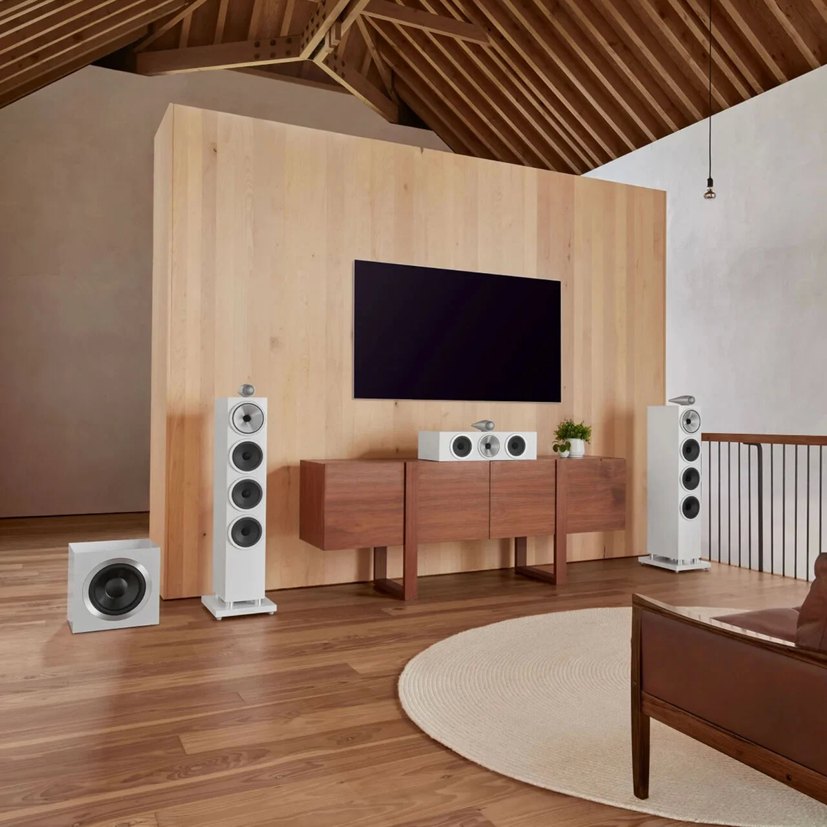 Bowers & Wilkins 702S3 wit Topklasse luidspreker, prijs per stuk  met 500,= inruilkorting