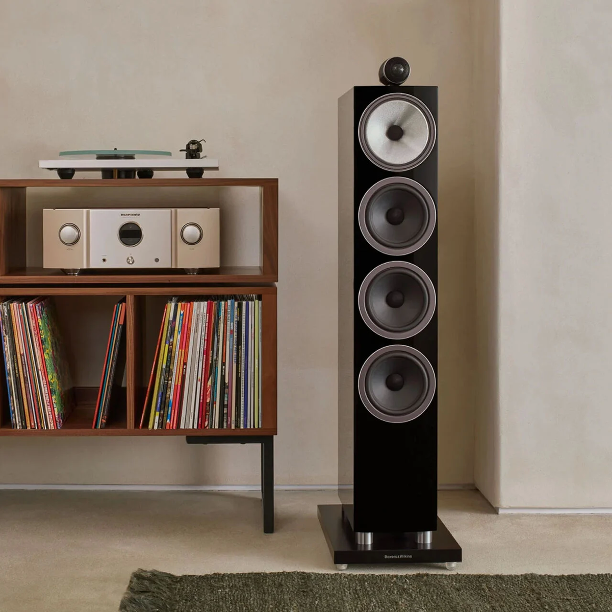 Bowers & Wilkins 702S3 zwart Topklasse luidspreker, prijs per stuk, afname per paar