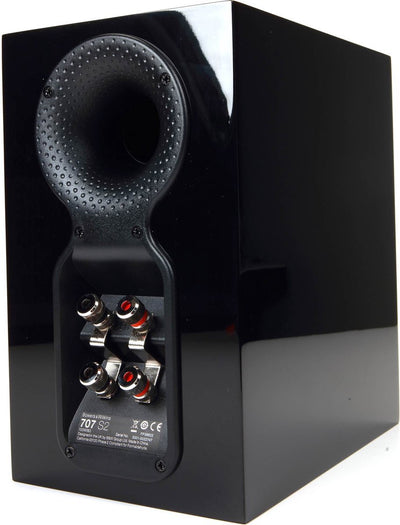 Bowers & Wilkins 707S2 zwart luidspreker boekenplank model