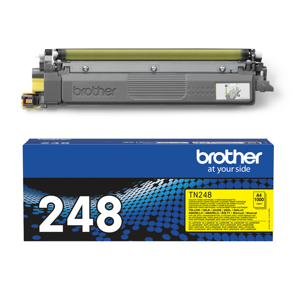 Brother TN-248Y print capaciteit tot 1000 pagina's