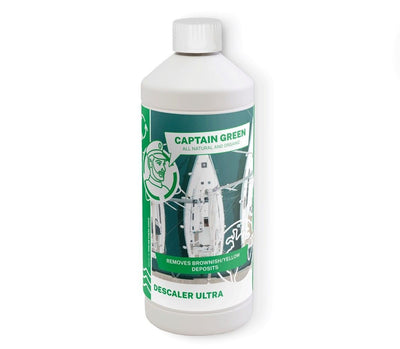 Captain Green Descaler Ultra 1 liter biologisch afbreekbare ontkalker bruine/gele aanslag