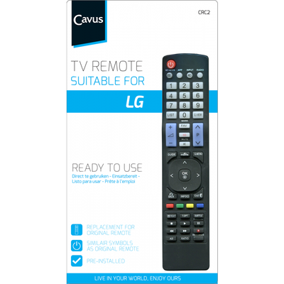 Cavus CRC2 universele afstandsbediening voor LG