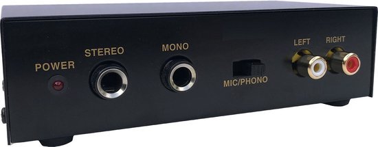 Cavus MD-001 phono voorversterker en microfoon ingang