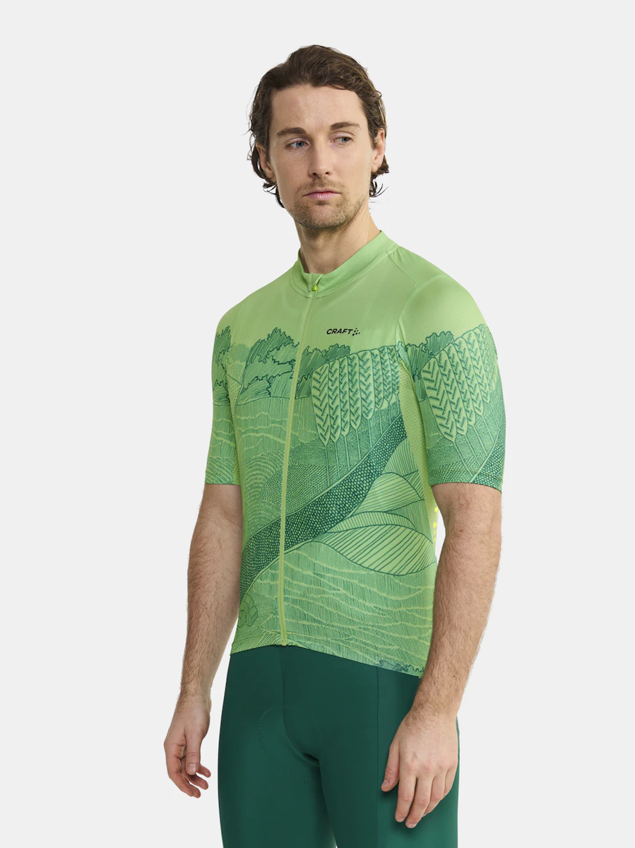 Craft ADV Endurance Graphic fietsshirt korte mouwen groen heren