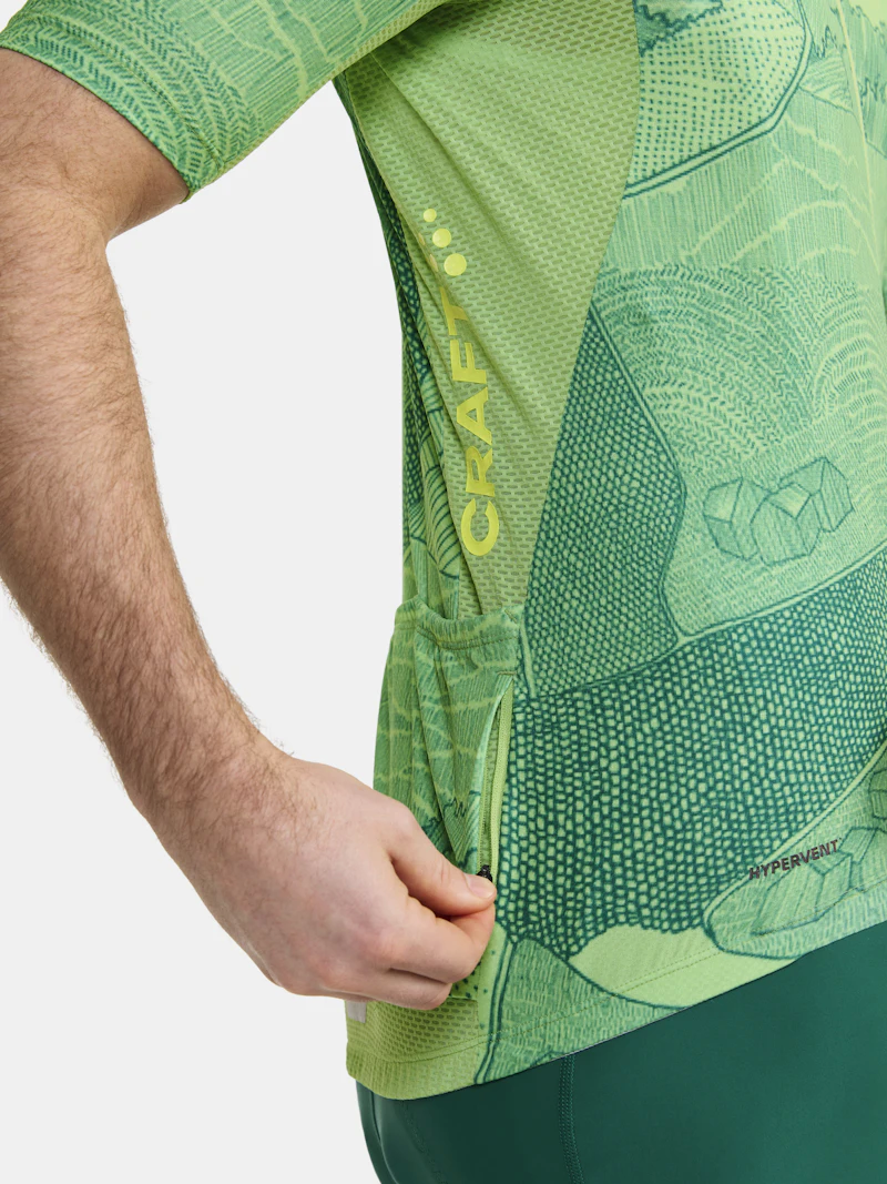 Craft ADV Endurance Graphic fietsshirt korte mouwen groen heren