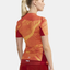 Craft ADV Endurance Graphic fietsshirt korte mouwen oranje/rood dames