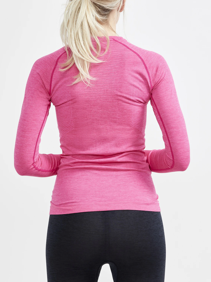 Craft Core Dry Active Comfort LS W thermoshirt lange mouwen roze dames