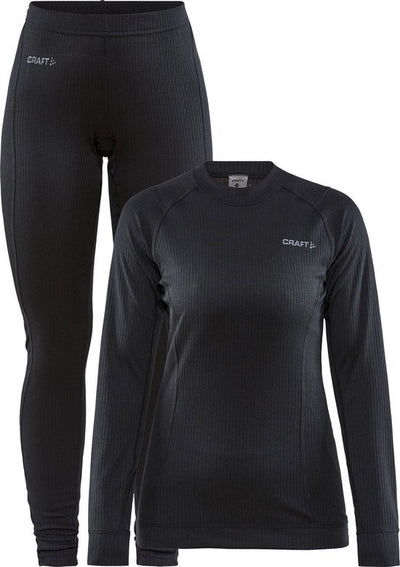 Craft Core Dry Baselayer thermoset W zwart dames