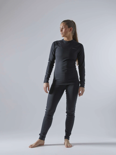 Craft Core Dry Baselayer thermoset W zwart dames