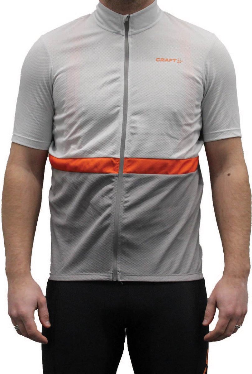 Craft Core Endur Jersey M fietsshirt korte mouwen grijs heren