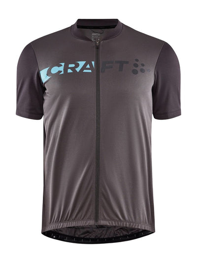 Craft Core Endur Logo Jersey fietsshirt korte mouwen grijs heren