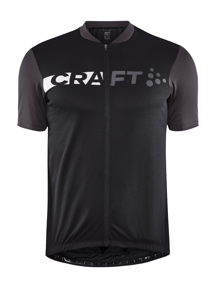 Craft Core Endurance Logo fietsshirt korte mouwen zwart/grijs heren