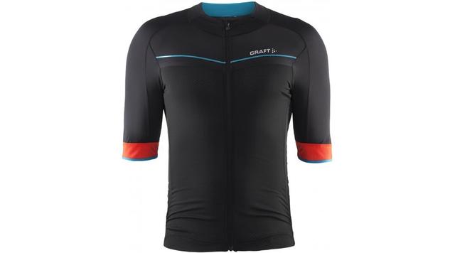 Craft Tech Aero Jersey fietsshirt korte mouwen zwart/rood heren