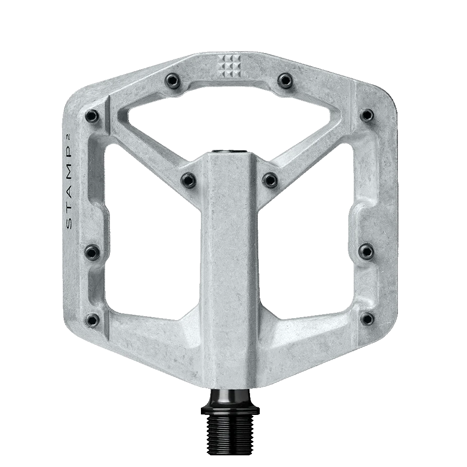 Crankbrothers Stamp 2 Small MTB pedalen (flat pedals) zilver