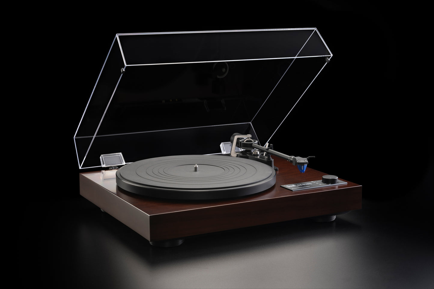 Dual CS 618Q WALNUT handmatige HiFi-platenspeler