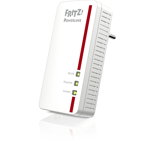 Fritz! Powerline 1260E set bestaat uit 2 adapters, een 1220E en 1260E (WiFi access point)