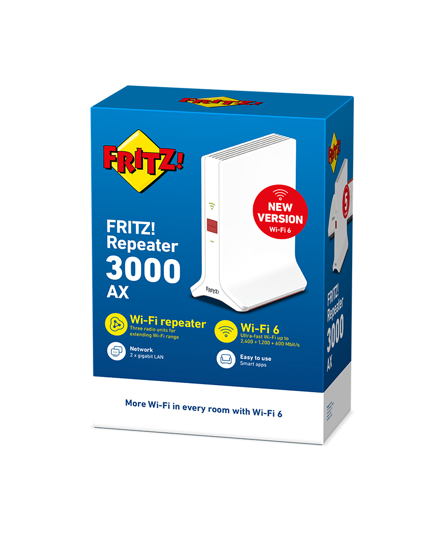 Fritz! Repeater 3000AX ed Mesh netwerk repeater