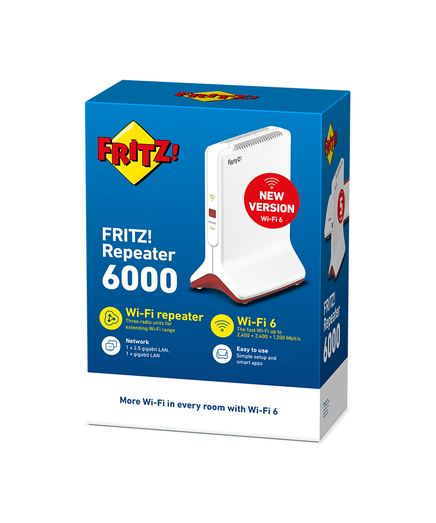 Fritz! Repeater 6000 ED Mesh WiFi reapter