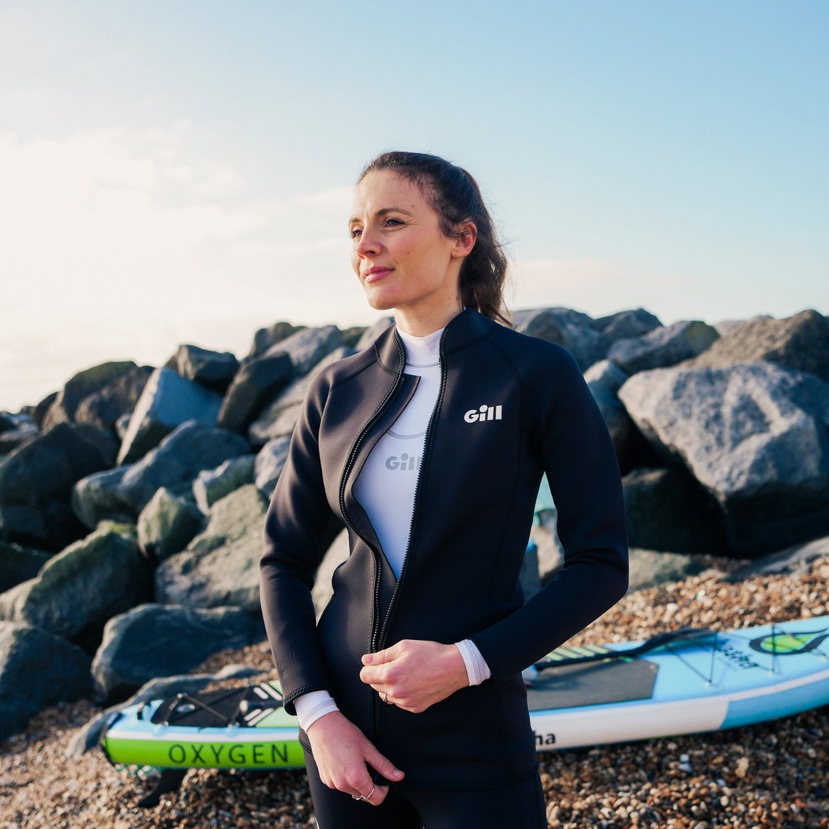 Gill Pursuit Neoprene Jacket wetsuit zwart dames