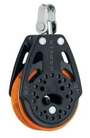 Harken 2135 Orange 1-schijfs 57C Carbo Ratelblok