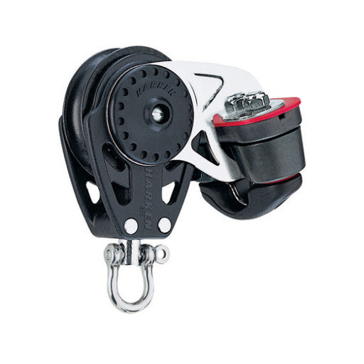 Harken 2645 1-schijfs 40mm Carbo blok met klem