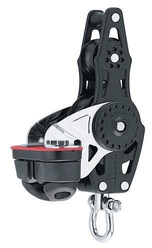 Harken 2658 40C Carbo vioolblok met hondsvot en klem