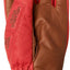 Hestra Henrik Lether Pro Model skihandschoenen bruin/rood