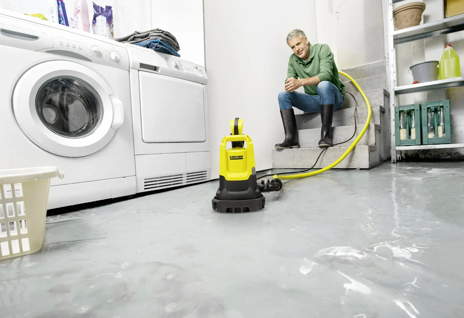 Karcher SP 16.000  DUAL voor schoon en vuil geschikt, 2 in 1, tot 1mm afzuiging