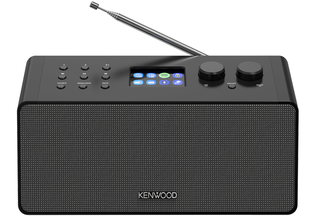 Kenwood CR-ST90S-B portabel radio met internet radio, DAB+ en FM radio