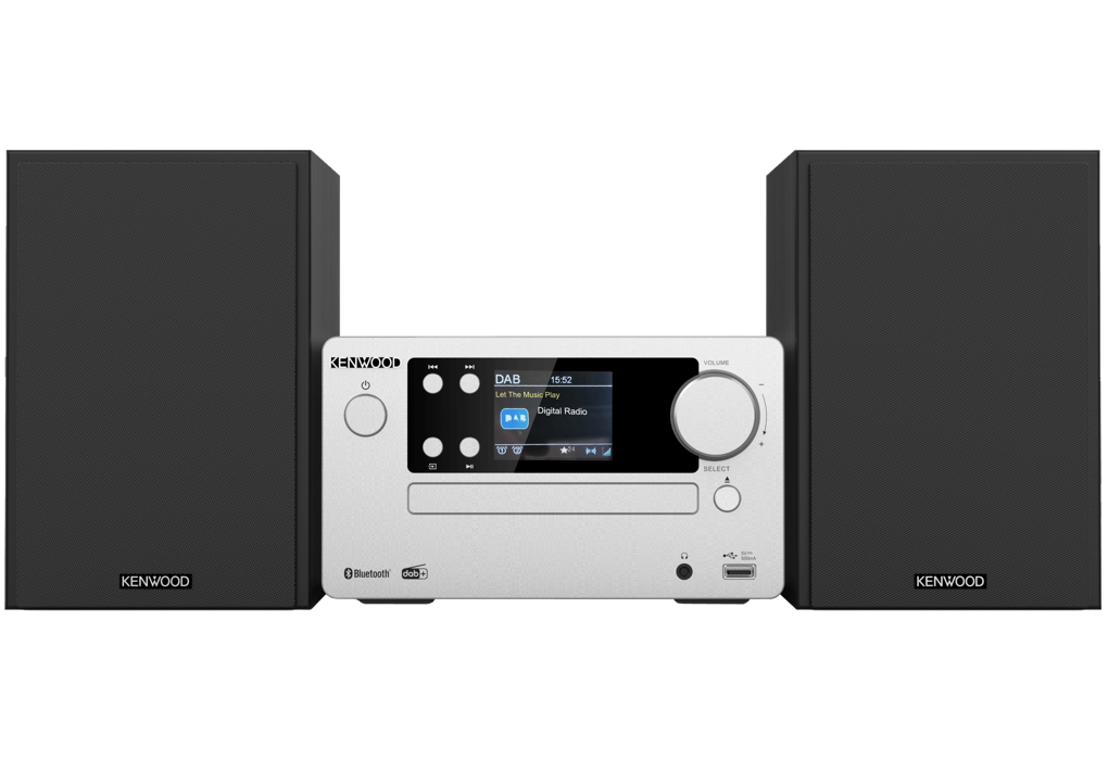 Kenwood M-725DAB-S Micro Set met CD-speler en speakers