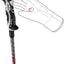 LEKI Hot Shot S skistokken zwart/grijs/rood