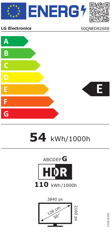 LG 50QNED826RE Smart Televisie