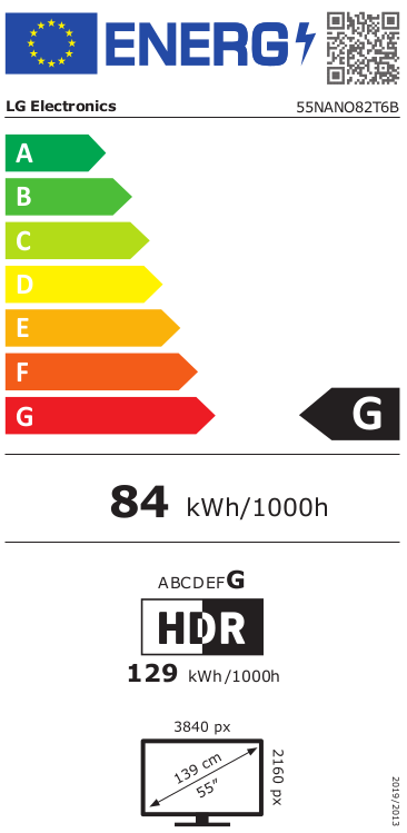 LG 55NANO82T6B Smart Televisie