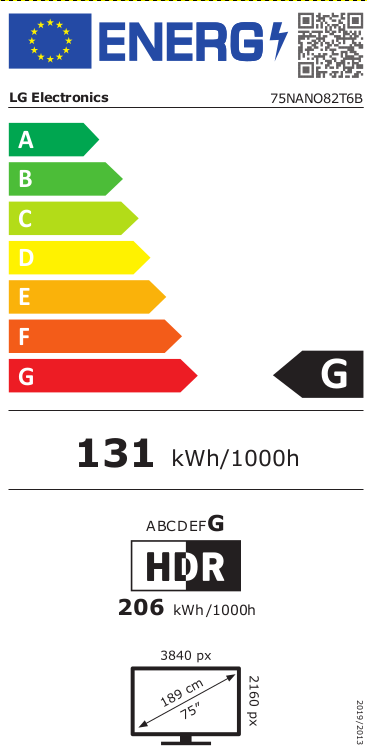 LG 75NANO82T6B smart televisie