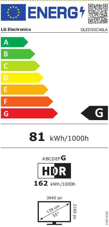 LG OLED55C46LA Smart Oled Televisie