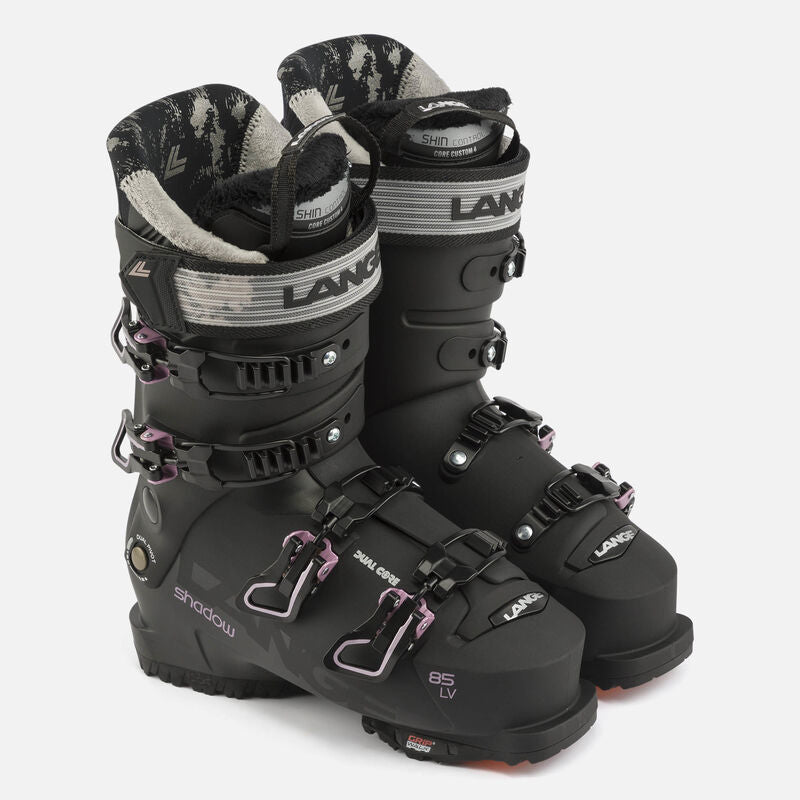 Lange Shadow 85 W LV GW all mountain skischoenen zwart/roze