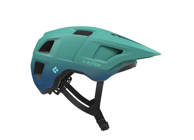 Lazer Finch KinetiCore MTB fietshelm groen/blauw