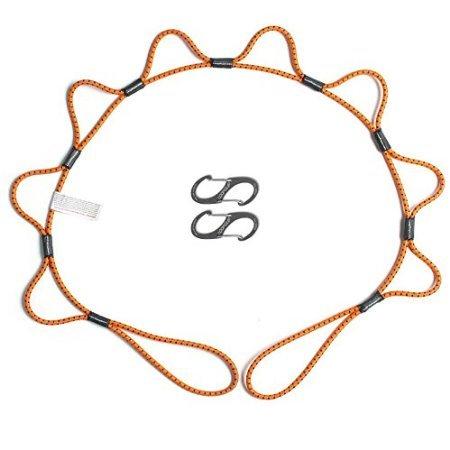 Looprope L-5BRB-B-C BuoyRope 5´ - 7mm - Spin met lussen en karabijnhaken