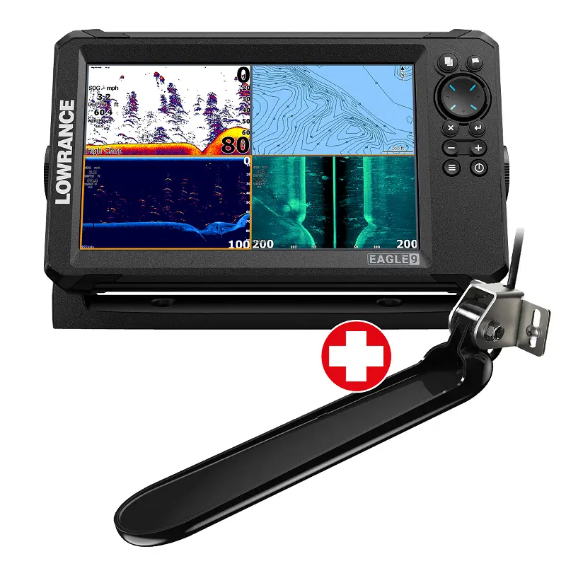 Lowrance Eagle 7 met TripleShot HD transducer fish finder/kaartplotter