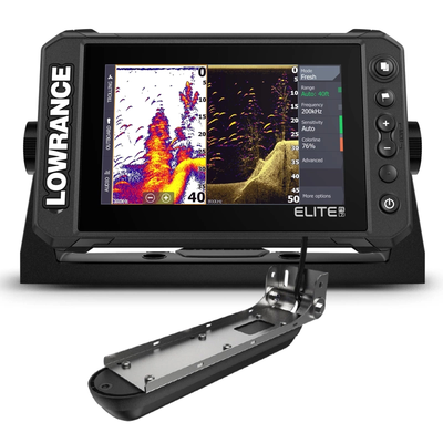 Lowrance Elite FS 7 met Active Imaging 3-in-1 transducer