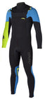 Magic Marine Ignite F-Zip Fullsuit 5/4mm D/L neopreen heren wetsuit met lange mouwen en benen