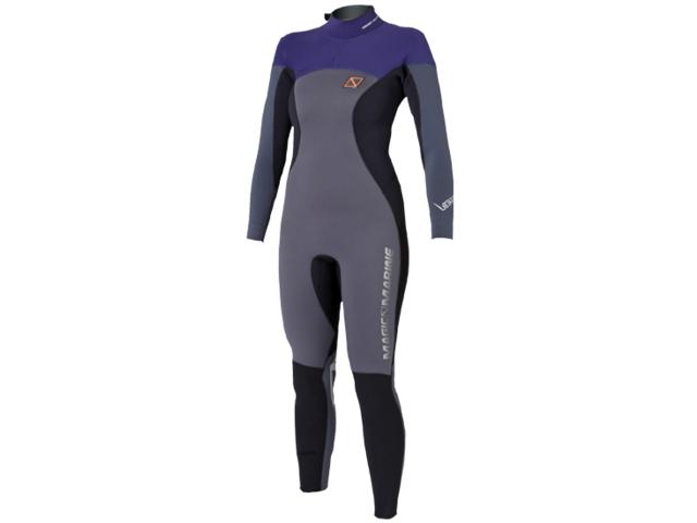 Magic Marine Ultimate Fullsuit 4/3 wetsuit grijs/paars dames