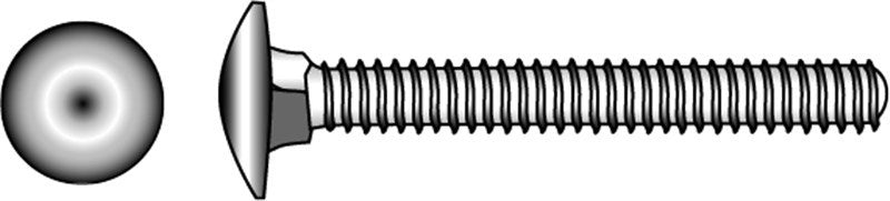 Marinetech Slotbout met Moer M6x30 (4 stuks) DIN603