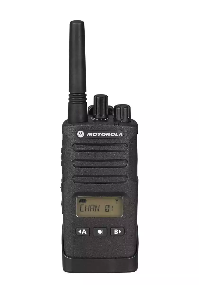 Motorola XT460 portofoon met display en tafellader