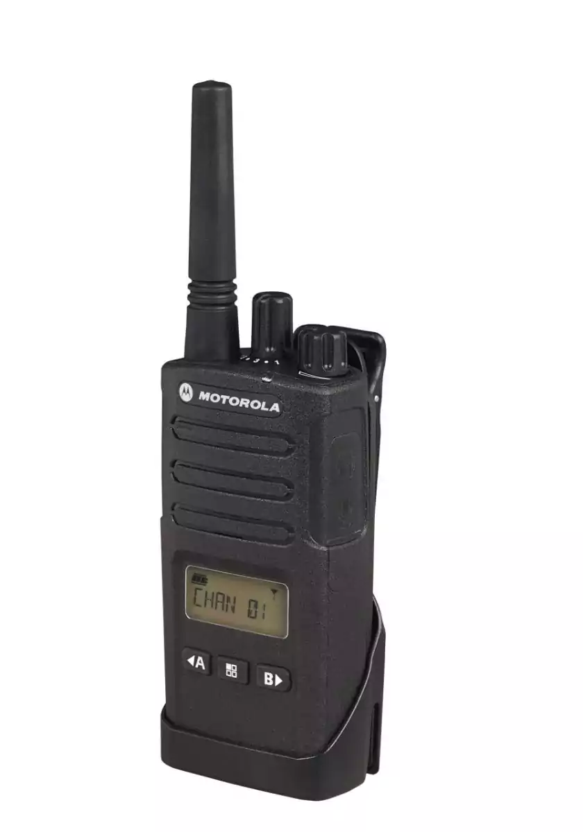 Motorola XT460 portofoon met display en tafellader