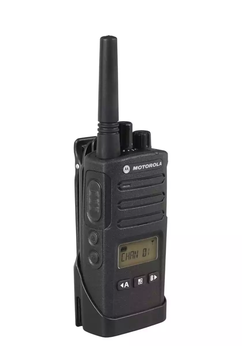 Motorola XT460 portofoon met display en tafellader